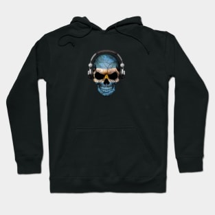 Dark Skull Deejay with Argentine Flag Hoodie